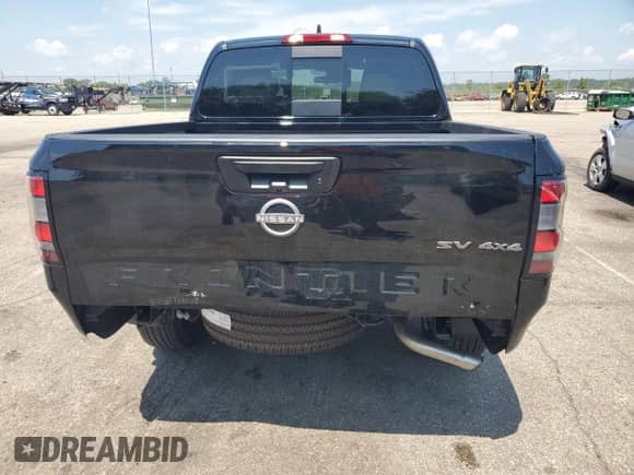 2023 Nissan Frontier S with VIN 1N6ED1EK6PN618587, listed as a Copart auction lot 62714495 with 22,754 mi miles and Salvage title. Bid and sale history available at DreamBid. Image 6.