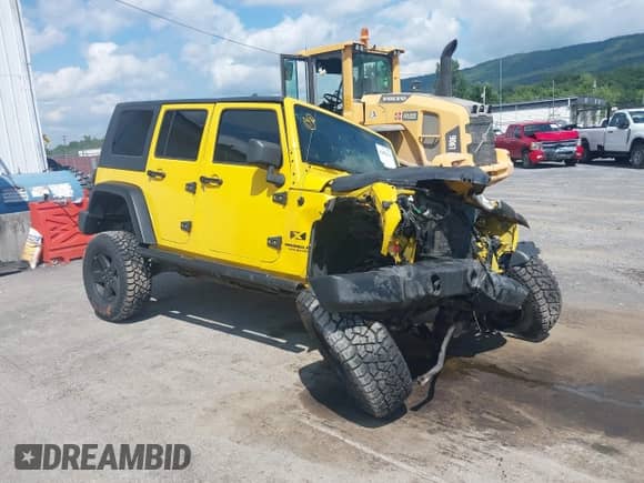 2008 Jeep Wrangler Unlimited X z VIN 1J4GA39178L632670, wystawiony jako IAAI lot #42888116 z przebiegiem Nie podano mil oraz . Historia ofert i sprzedaży dostępna na DreamBid. Obrazek 1.