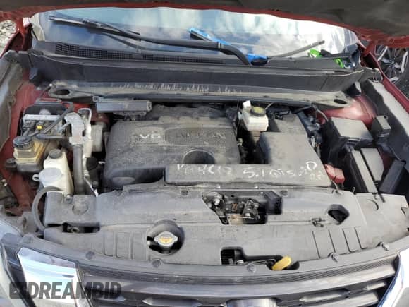 2017 Nissan Pathfinder S with VIN 5N1DR2MNXHC652834, listed as a Copart auction lot 89506585 with 147,569 mi miles and Clean title. Bid and sale history available at DreamBid. Image 12.