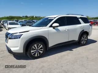 2024 Nissan Pathfinder SL с VIN 5N1DR3CA3RC229860, выставлен на аукционе Copart как лот 56919295 с пробегом 16 204 миль миль и Списание • Salvage title. История ставок и продаж доступна на DreamBid. Изображение 1.