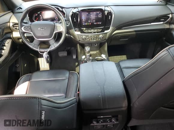 2022 Chevrolet Traverse Premier with VIN 1GNERKKW1NJ122092, listed as a Copart auction lot 65463055 with 40,100 mi miles and Salvage title. Bid and sale history available at DreamBid. Image 8.