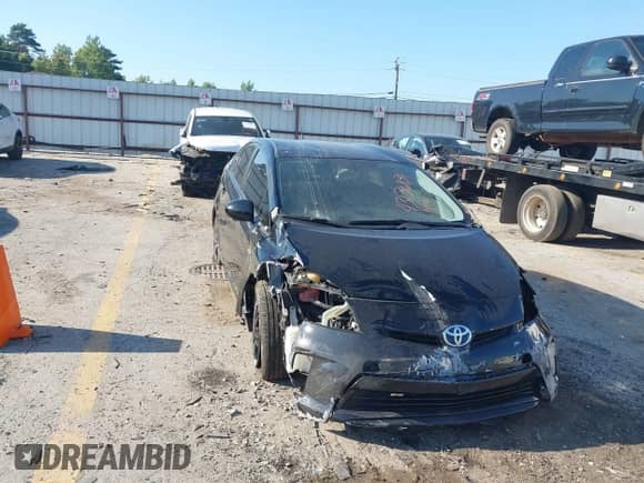 2012 Toyota Prius One with VIN JTDKN3DU2C1593755, listed as a IAAI auction lot 43136834 with 129,156 mi miles and . Bid and sale history available at DreamBid. Image 1.