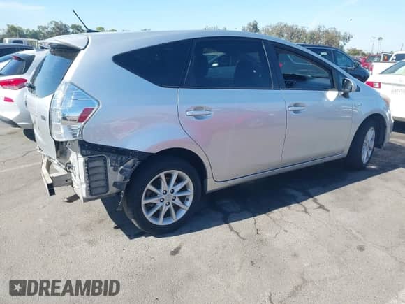 2012 Toyota Prius Two with VIN JTDZN3EU0C3109535, listed as a IAAI auction lot 43043171 with Not provided miles and . Bid and sale history available at DreamBid. Image 4.