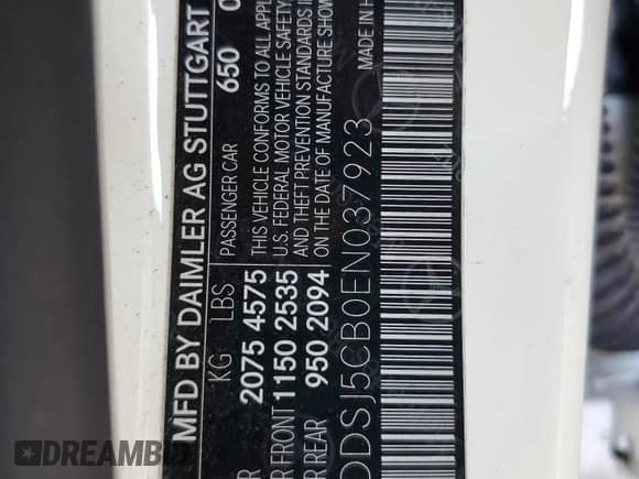 2014 Mercedes-Benz CLA 45 AMG с VIN WDDSJ5CB0EN037923, выставлен на аукционе Copart как лот 69415865 с пробегом 103 382 миль миль и Чистый • Clean title. История ставок и продаж доступна на DreamBid. Изображение 12.