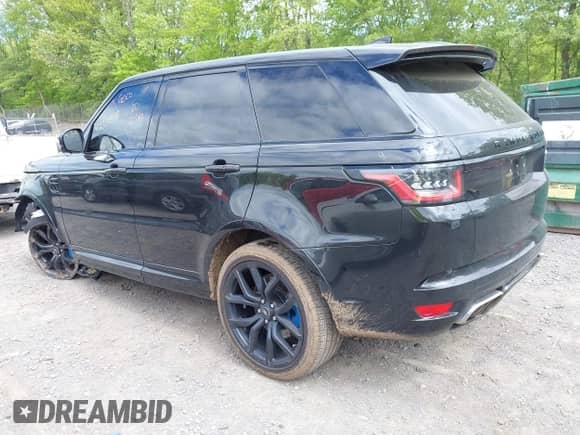 2021 Land Rover Range Rover Sport SVR with VIN SALWZ2RE0MA795330, listed as a IAAI auction lot 42307378 with 31,175 mi miles and . Bid and sale history available at DreamBid. Image 3.