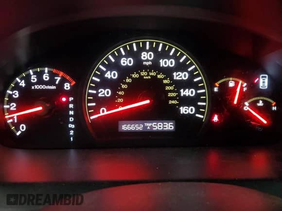 2004 Honda Accord EX with VIN 1HGCM56794A178994, listed as a Copart auction lot 70626375 with 166,652 mi miles and Salvage title. Bid and sale history available at DreamBid. Image 9.