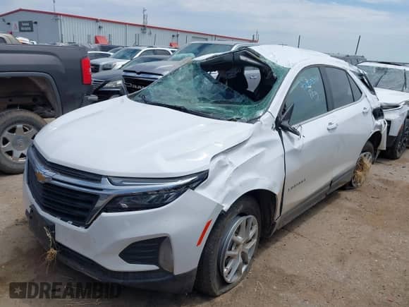 2024 Chevrolet Equinox LT with VIN 3GNAXUEG2RL244916, listed as a IAAI auction lot 42917372 with 36,922 mi miles and . Bid and sale history available at DreamBid. Image 6.