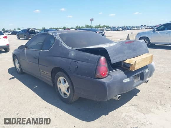 2001 Chevrolet Monte Carlo SS with VIN 2G1WX15K519149350, listed as a IAAI auction lot 43147127 with 156,398 mi miles and . Bid and sale history available at DreamBid. Image 3.
