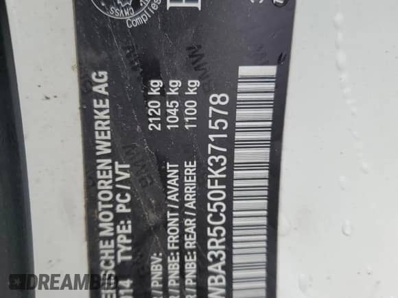 2015 BMW 4 Series 435i xDrive с VIN WBA3R5C50FK371578, выставлен на аукционе Copart как лот 68515125 с пробегом 115 439 миль миль и Списание • Salvage title. История ставок и продаж доступна на DreamBid. Изображение 13.