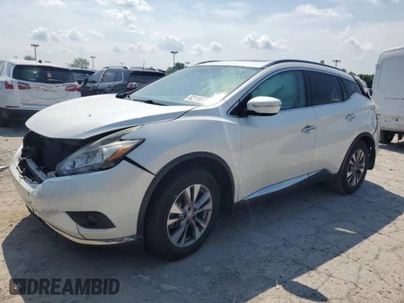2015 Nissan Murano SV с VIN 5N1AZ2MG5FN231660, выставлен на аукционе Copart как лот 62110725 с пробегом 186 348 миль миль и Списание • Salvage title. История ставок и продаж доступна на DreamBid. Изображение 1.