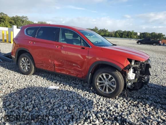 2020 Hyundai Santa Fe SEL z VIN 5NMS33AD9LH258475, wystawiony jako Copart lot #84455645 z przebiegiem 51 338 mil mil oraz Szkoda całkowita • Salvage title. Historia ofert i sprzedaży dostępna na DreamBid. Obrazek 4.