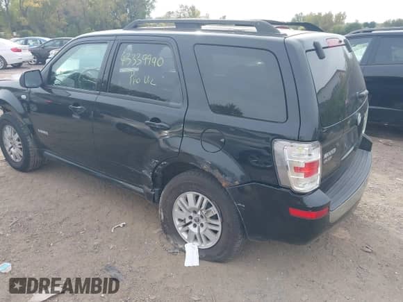 2008 Mercury Mariner with VIN 4M2CU91108KJ51427, listed as a IAAI auction lot 43339990 with 227,044 mi miles and . Bid and sale history available at DreamBid. Image 3.