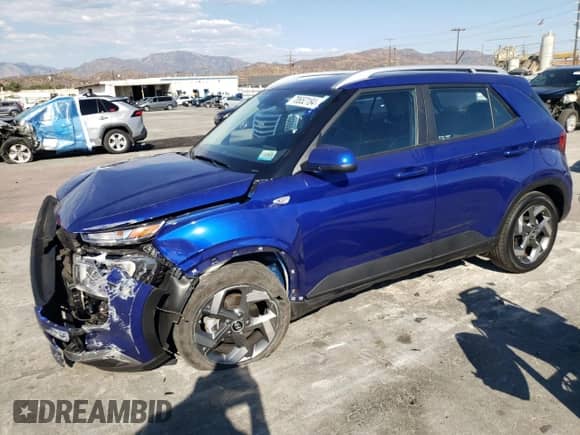 2023 Hyundai Venue SEL with VIN KMHRC8A35PU228841, listed as a Copart auction lot 70652184 with 8,778 mi miles and Salvage title. Bid and sale history available at DreamBid. Image 1.