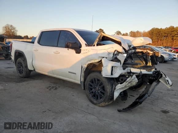 2020 GMC Sierra 1500 Elevation with VIN 3GTU9CED4LG124244, listed as a Copart auction lot 41439555 with Not provided miles and Salvage title. Bid and sale history available at DreamBid. Image 4.