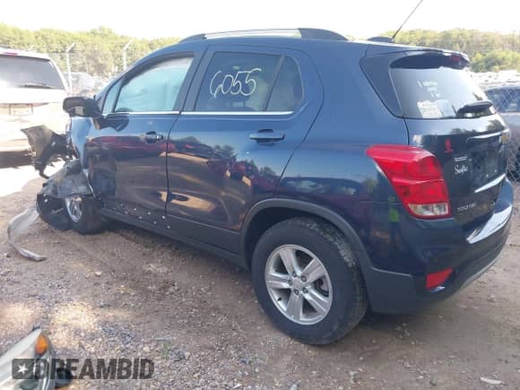 2018 Chevrolet Trax LT with VIN 3GNCJPSB8JL393551, listed as a IAAI auction lot 42966055 with 97,504 mi miles and . Bid and sale history available at DreamBid. Image 3.