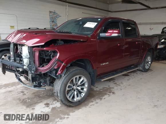 2019 Ram 1500 Laramie with VIN 1C6SRFJT6KN787172, listed as a IAAI auction lot 42407429 with 124,180 mi miles and . Bid and sale history available at DreamBid. Image 2.