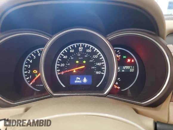 2014 Nissan Murano SV with VIN JN8AZ1MU3EW405243, listed as a Copart auction lot 84384295 with 129,971 mi miles and Salvage title. Bid and sale history available at DreamBid. Image 9.