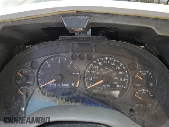 2003 Chevrolet Blazer LS с VIN 1GNCS13X43K162199, выставлен на аукционе Copart как лот 49215295 с пробегом Не указан миль и Списание • Salvage title. История ставок и продаж доступна на DreamBid. Изображение 9.