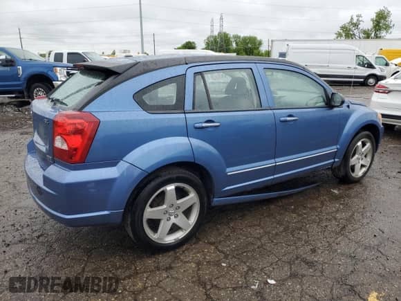 2007 Dodge Caliber R/T with VIN 1B3HE78KX7D299133, listed as a Copart auction lot 58249925 with 58,987 mi miles and Salvage title. Bid and sale history available at DreamBid. Image 3.