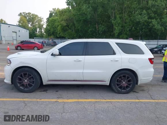 2018 Dodge Durango R/T with VIN 1C4SDJCT9JC443403, listed as a IAAI auction lot 42463528 with 180,332 mi miles and . Bid and sale history available at DreamBid. Image 14.