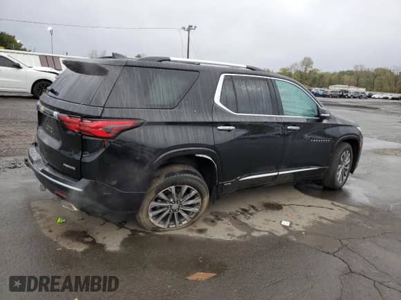 2023 Chevrolet Traverse Premier z VIN 1GNEVKKW2PJ189685, wystawiony jako Copart lot #85730365 z przebiegiem 43 492 mil mil oraz Szkoda całkowita • Salvage title. Historia ofert i sprzedaży dostępna na DreamBid. Obrazek 3.