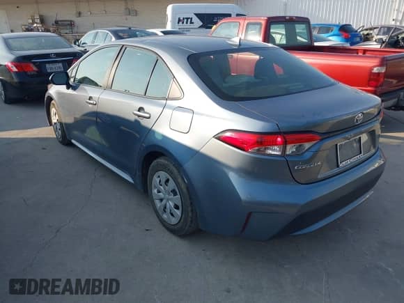 2021 Toyota Corolla L with VIN 5YFDPMAE7MP201808, listed as a IAAI auction lot 42885094 with 114,548 mi miles and . Bid and sale history available at DreamBid. Image 3.