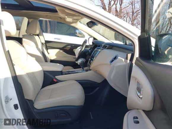 2021 Nissan Murano Platinum with VIN 5N1AZ2DS3MC138567, listed as a IAAI auction lot 41117802 with 26,943 mi miles and . Bid and sale history available at DreamBid. Image 5.