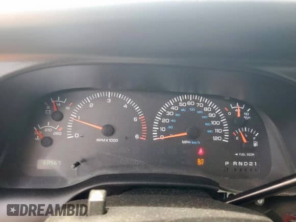 2001 Dodge 1500 with VIN 3B7HC13Z61M581643, listed as a Copart auction lot 64277555 with 60,567 mi miles and Salvage title. Bid and sale history available at DreamBid. Image 9.