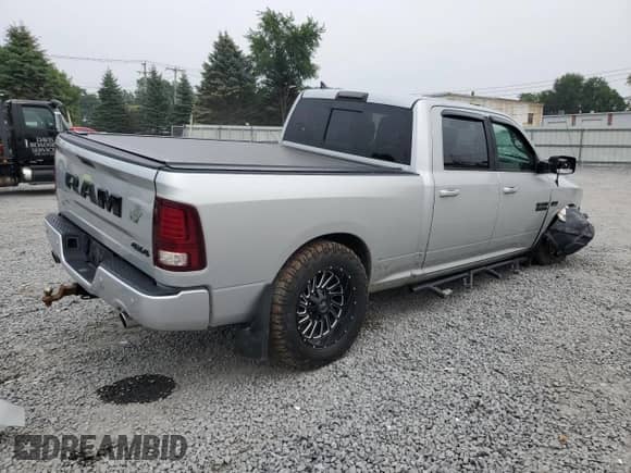 2017 Ram 1500 Sport with VIN 1C6RR7UT2HS625016, listed as a Copart auction lot 67531035 with 132,419 mi miles and Salvage title. Bid and sale history available at DreamBid. Image 3.