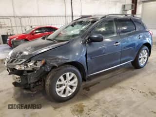 2013 Nissan Murano SL with VIN JN8AZ1MW3DW323786, listed as a Copart auction lot 80817925 with 146,550 mi miles and Salvage title. Bid and sale history available at DreamBid. Image 1.