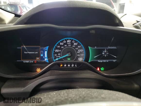 2017 Ford C-Max SE with VIN 1FADP5AU6HL118615, listed as a Copart auction lot 80651475 with 137,897 mi miles and Salvage title. Bid and sale history available at DreamBid. Image 9.