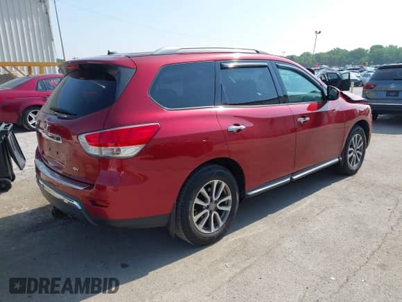 2015 Nissan Pathfinder SV с VIN 5N1AR2MN2FC658532, выставлен на аукционе IAAI как лот 42728097 с пробегом 122 023 миль миль и . История ставок и продаж доступна на DreamBid. Изображение 4.
