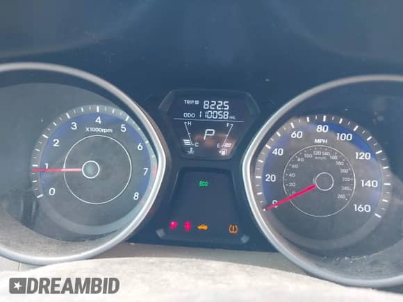 2013 Hyundai Elantra GLS z VIN KMHDH4AE8DU617281, wystawiony jako IAAI lot #42740458 z przebiegiem 110 058 mil mil oraz . Historia ofert i sprzedaży dostępna na DreamBid. Obrazek 7.