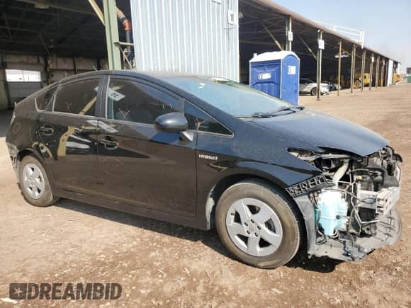 2011 Toyota Prius I with VIN JTDKN3DU2B0256913, listed as a Copart auction lot 70833904 with 151,701 mi miles and Salvage title. Bid and sale history available at DreamBid. Image 4.