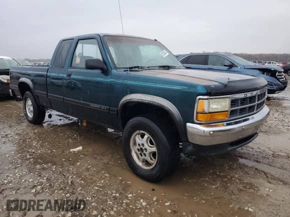 1995 Dodge Dakota z VIN 1B7GG23Y8SS291667, wystawiony jako Copart lot #81035424 z przebiegiem 241 153 mil mil oraz Czysty tytuł • Clean title. Historia ofert i sprzedaży dostępna na DreamBid. Obrazek 4.