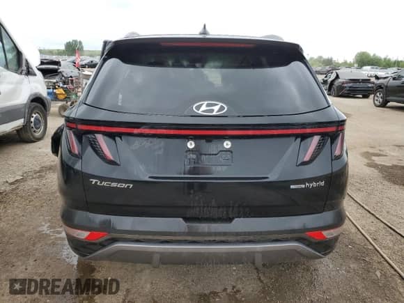 2022 Hyundai Tucson Luxury with VIN KM8JCCA1XNU032583, listed as a Copart auction lot 63107985 with 155,612 mi miles and Clean title. Bid and sale history available at DreamBid. Image 6.