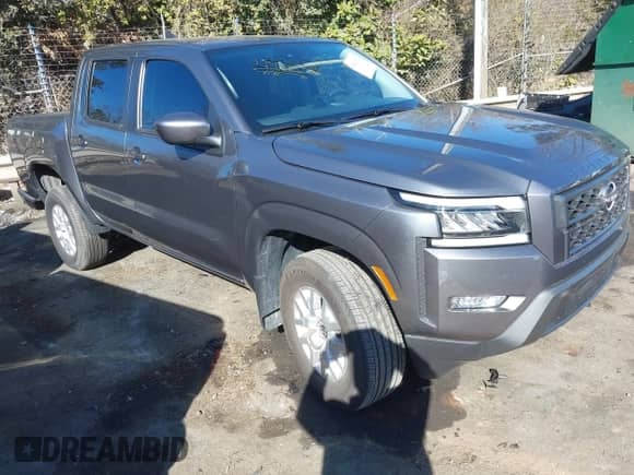 2023 Nissan Frontier SV with VIN 1N6ED1EK8PN635987, listed as a IAAI auction lot 41431132 with 17,169 mi miles and . Bid and sale history available at DreamBid. Image 1.