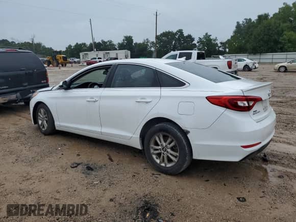 2015 Hyundai Sonata SE with VIN 5NPE24AF6FH241230, listed as a Copart auction lot 67149985 with Not provided miles and Clean title. Bid and sale history available at DreamBid. Image 2.