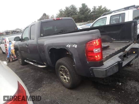2010 Chevrolet Silverado 1500 Work Truck with VIN 1GCSKPE38AZ266054, listed as a Copart auction lot 82779264 with 154,528 mi miles and Salvage title. Bid and sale history available at DreamBid. Image 2.