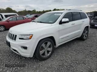 2015 Jeep Grand Cherokee Overland with VIN 1C4RJFCG8FC639010, listed as a Copart auction lot 84939425 with Not provided miles and Salvage title. Bid and sale history available at DreamBid. Image 1.