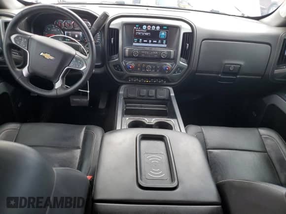 2017 Chevrolet Silverado 1500 LTZ with VIN 3GCUKSEJ2HG253059, listed as a Copart auction lot 81655445 with 83,358 mi miles and Salvage title. Bid and sale history available at DreamBid. Image 8.