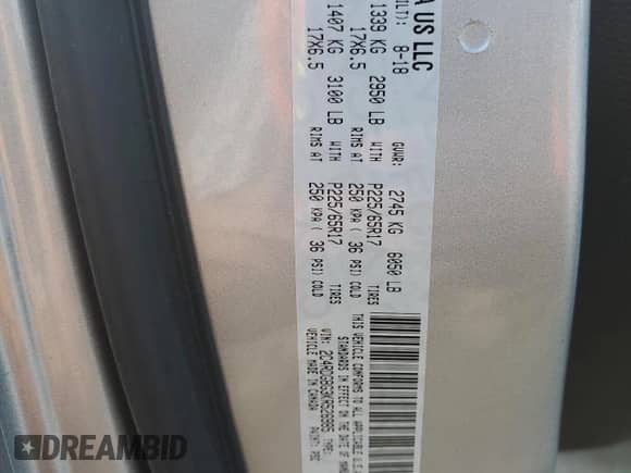 2019 Dodge Grand Caravan SE Plus with VIN 2C4RDGBG3KR526985, listed as a Copart auction lot 81029115 with 125,203 mi miles and Salvage title. Bid and sale history available at DreamBid. Image 13.