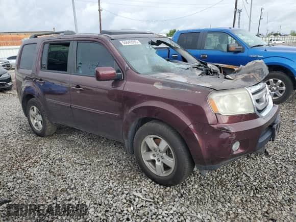2011 Honda Pilot EX-L z VIN 5FNYF3H72BB047796, wystawiony jako Copart lot #55645595 z przebiegiem Nie podano mil oraz Szkoda całkowita • Salvage title. Historia ofert i sprzedaży dostępna na DreamBid. Obrazek 4.