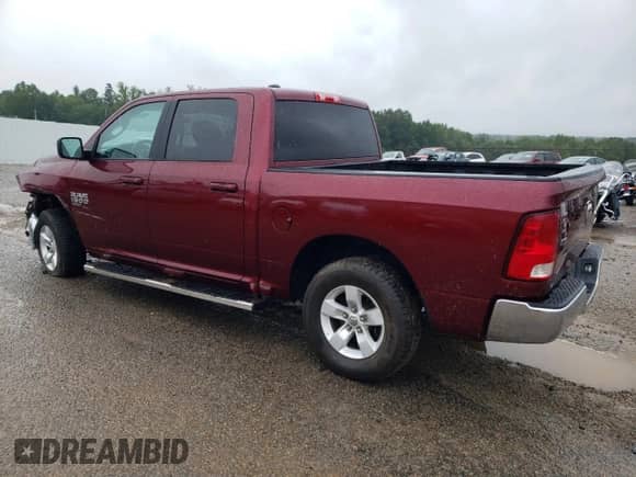 2021 Ram 1500 SLT z VIN 1C6RR7LG1MS543003, wystawiony jako Copart lot #67581775 z przebiegiem 60 990 mil mil oraz Szkoda całkowita • Salvage title. Historia ofert i sprzedaży dostępna na DreamBid. Obrazek 2.