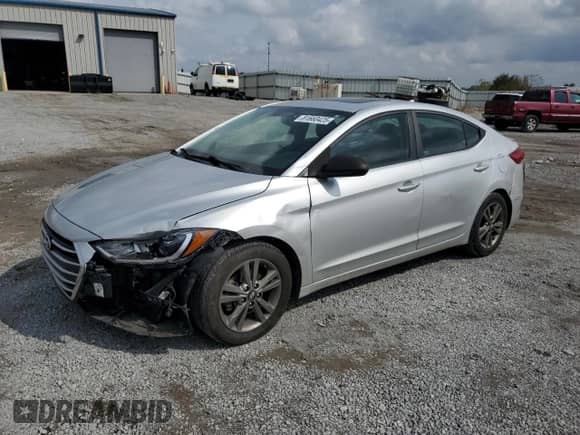 2018 Hyundai Elantra SEL with VIN 5NPD84LF6JH310272, listed as a Copart auction lot 81660425 with 146,211 mi miles and Salvage title. Bid and sale history available at DreamBid. Image 1.