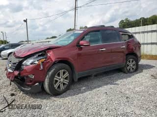2017 Chevrolet Traverse LT with VIN 1GNKRHKD1HJ219365, listed as a Copart auction lot 81635305 with 101,297 mi miles and Salvage title. Bid and sale history available at DreamBid. Image 1.