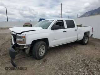 2017 Chevrolet Silverado 1500 Work Truck with VIN 3GCUKNEC6HG222898, listed as a Copart auction lot 56967555 with 160,276 mi miles and Salvage title. Bid and sale history available at DreamBid. Image 1.