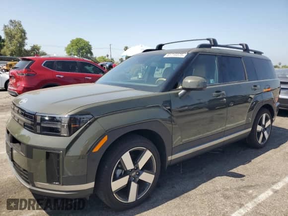 2025 Hyundai Santa Fe Limited z VIN 5NMP44GL6SH105235, wystawiony jako Copart lot #61715575 z przebiegiem 3 718 mil mil oraz Szkoda całkowita • Salvage title. Historia ofert i sprzedaży dostępna na DreamBid. Obrazek 1.