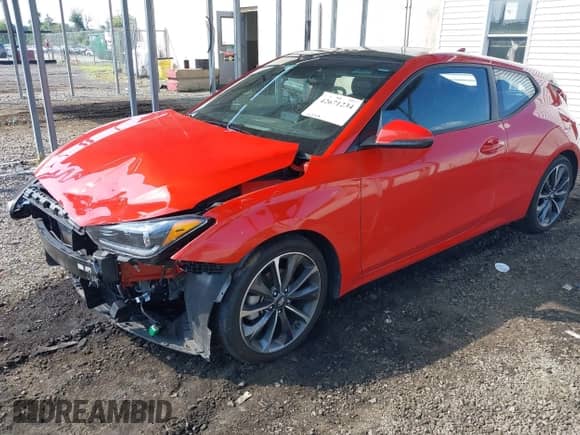 2019 Hyundai Veloster 2.0 z VIN KMHTG6AF9KU012363, wystawiony jako IAAI lot #42671234 z przebiegiem 46 928 mil mil oraz . Historia ofert i sprzedaży dostępna na DreamBid. Obrazek 2.