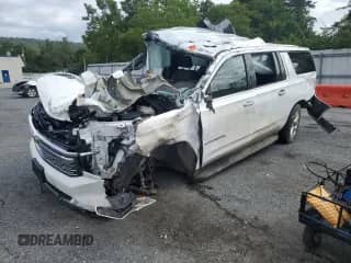 2024 Chevrolet Suburban Premier с VIN 1GNSKFKD2RR185478, выставлен на аукционе Copart как лот 69377875 с пробегом Не указан миль и Списание • Salvage title. История ставок и продаж доступна на DreamBid. Изображение 1.
